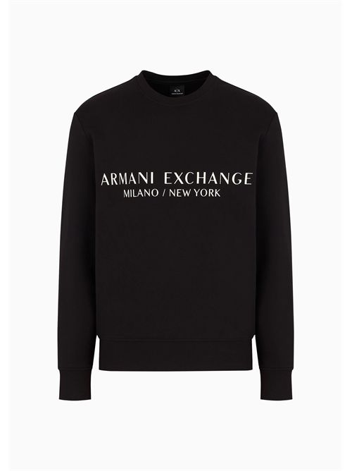 felpa uomo nera ARMANI EXCHANGE | 8NZM88ZJKRZ/1200